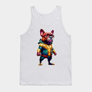 Frenchie in Oceanic Heroic Attire Tank Top